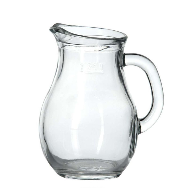 Кувшин 250мл стекло БИСТРО (12)