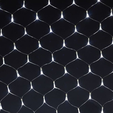 Гирлянда эл. Сетка 5*2м (320 светодиодов) (белая) JC-10265 (50)