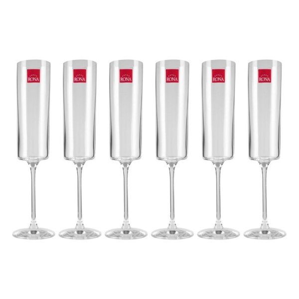 Бокалы для шампанского набор 6шт 170мл стекло RONA MEDIUM (8)
