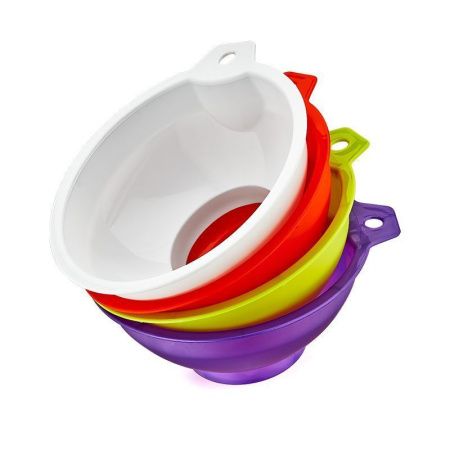 Воронка для банок 16,4*16,4*6,7см пластик МИКС (120)