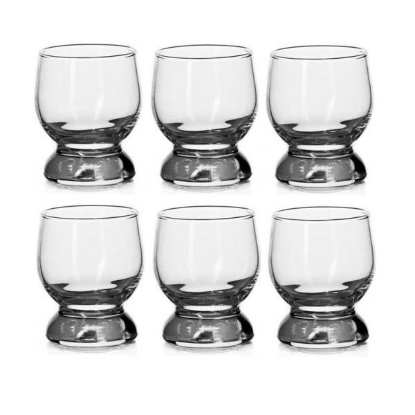 Стаканы набор 6шт 225мл стекло АКВАТИК низкие (8)