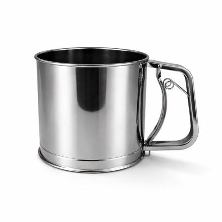 Кружка-сито для муки 900мл 13*12,5см металл (48)