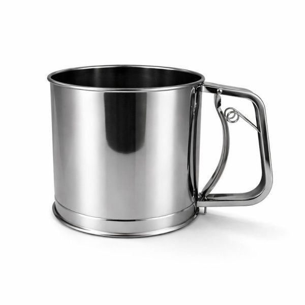 Кружка-сито для муки 900мл 13*12,5см металл (48)