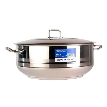 Кастрюля 29л 45*20см/дно d29см нерж.сталь Hascevher Gastro 3TTCLK3245001 (2)