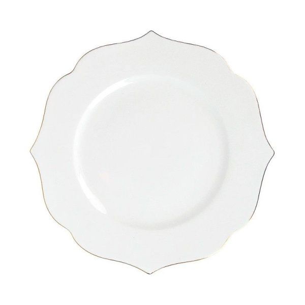 Столовый набор 12пр фарфор отводка золотом Belle подар.уп. (2)