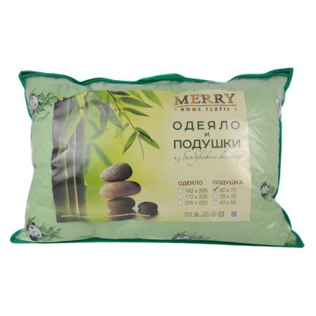 Подушка 50*70см бамбук / поликоттон (10/5) 1881242 матрица