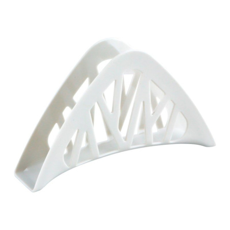 Салфетница 166*37*96мм пластик ЛЮМИЦИИ белая С582БЕЛ (44)