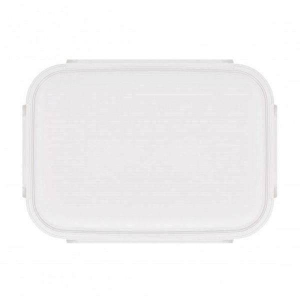 Контейнер пищевой 1,6л 220*160*75мм пластик СВЧ Прайм прямоугольный с защелками (10)