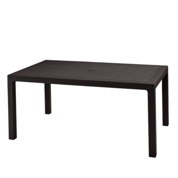 Стол 1605*945*750мм пластик прямоугольный Rodos венге (1)