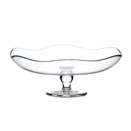 Блюдо 303мм стекло ТОСКАНА на ножке (без упаковки) (6)