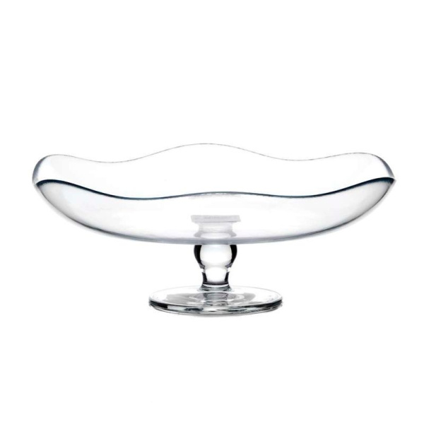Блюдо 303мм стекло ТОСКАНА на ножке (без упаковки) (6)