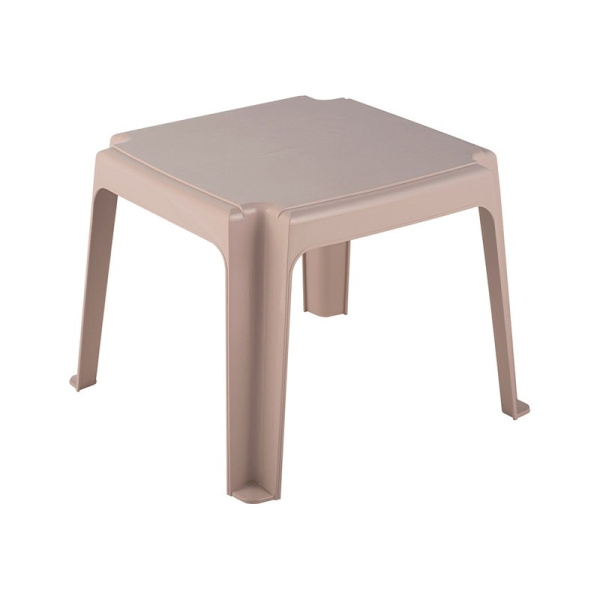 Столик для шезлонга 45*45*38см пластик грэй (1)