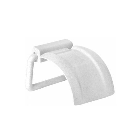 Держатель для туалетной бумаги пластик мраморный/белый (20)