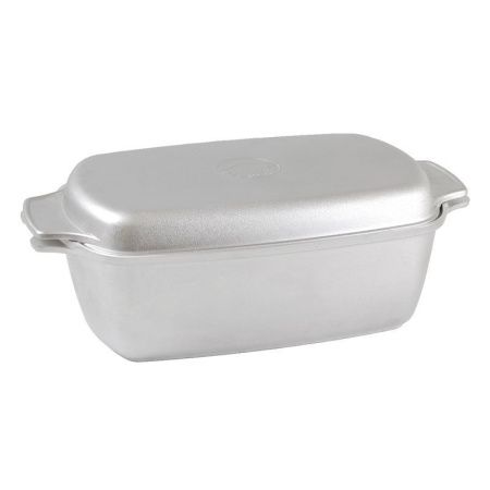 Гусятница 5,5л алюминий с крышкой (5)