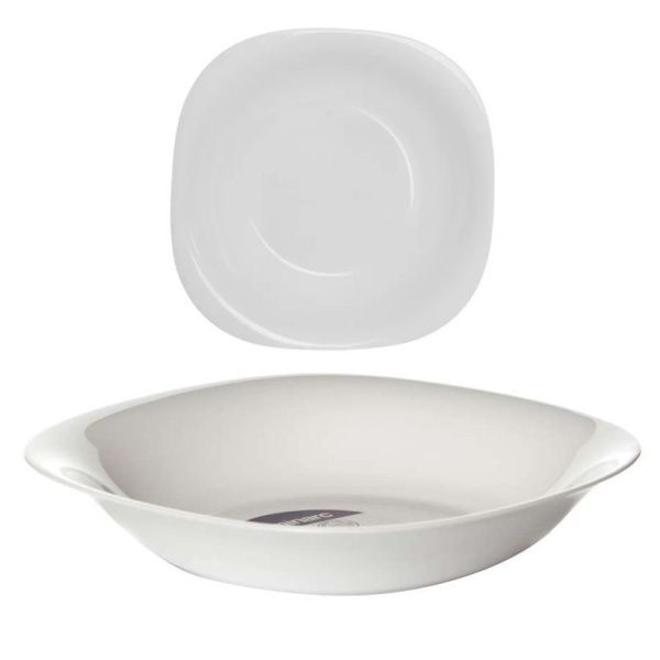 Тарелка глубокая 21см стеклокерамика КАРИН НЬЮ УАЙТ L5406/Н6802 (24)