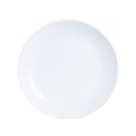 Тарелка мелкая 21,5см стеклокерамика КЛЕР десертная (48)