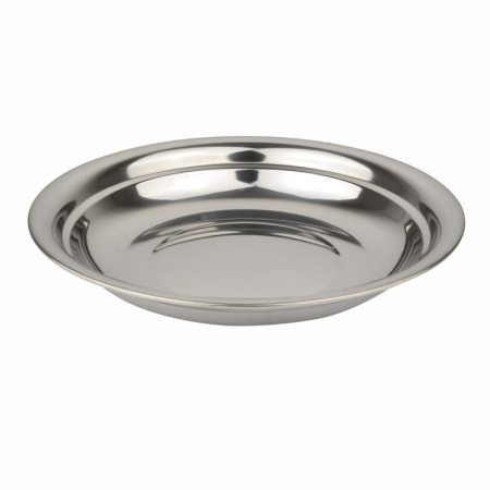 Тарелка мелкая 22см нерж.сталь 201 толщ.1-1,2мм 304-22/JC-12435 (200)
