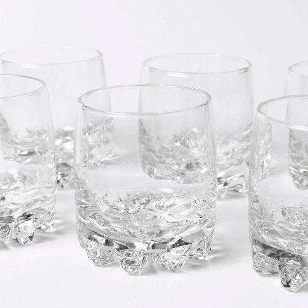 Стаканы для сока набор 6шт 200мл стекло СИЛЬВАНА (8)