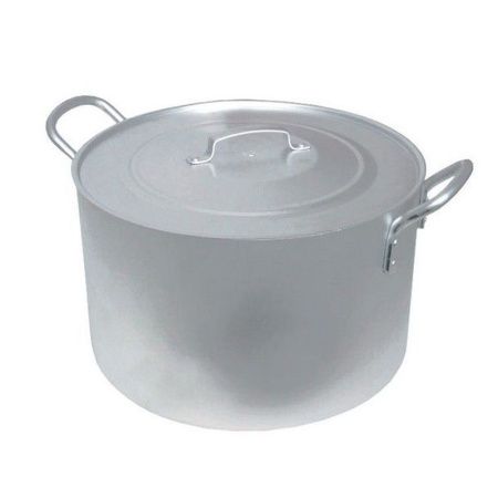 Котел 50л алюминий ПОВАРСКОЙ 44*33см толщина дна 3мм толщина стенки 2мм (1)