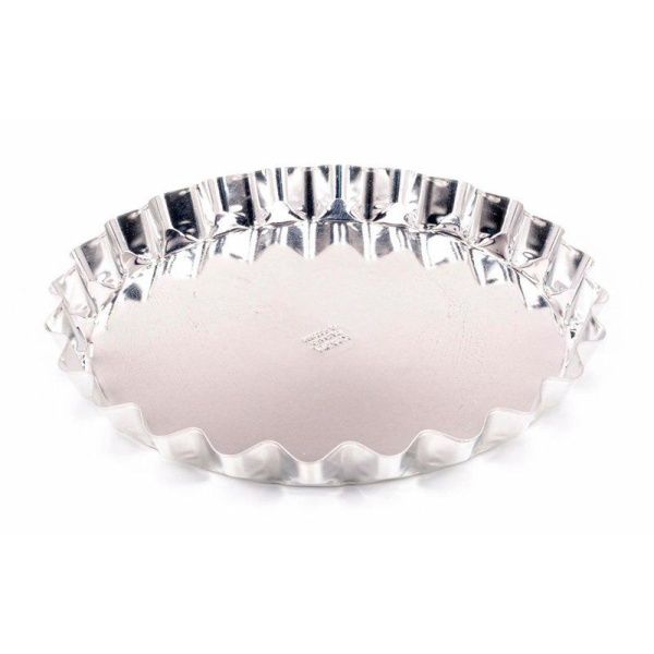 Форма для выпечки 26*2,8см белая жесть вес 115г рифленая универсальная 1 КФ-20.000 (60) ВЫВОД