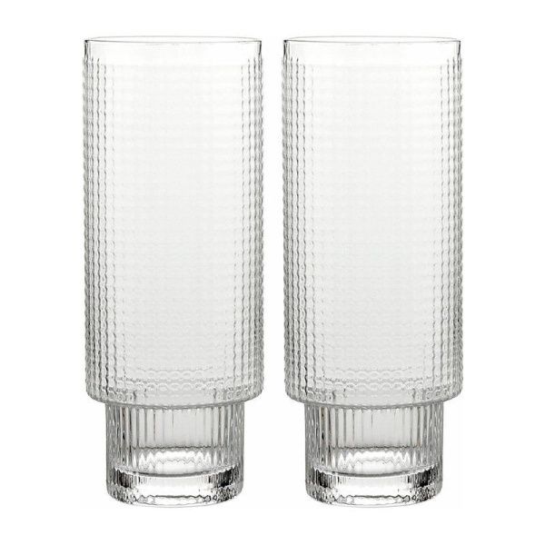 Бокалы для воды набор 2шт 370мл стекло BILLIBARRI LEOPOLIS (12)
