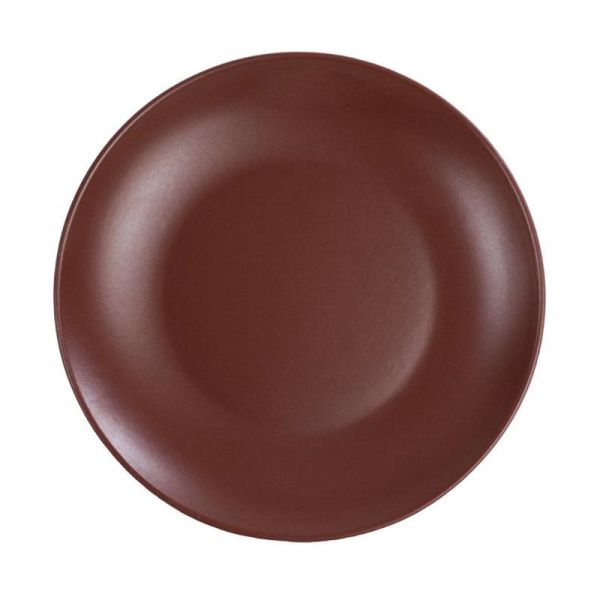 Тарелка мелкая 21см керамика ШОКОЛАД десертная PT044021F955 (12)