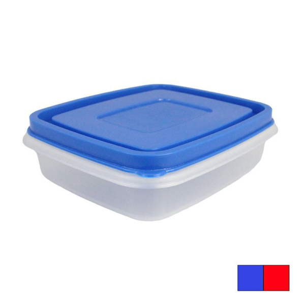 Контейнер пищевой 600мл 155*135*45мм пластик прямоугольный (138)