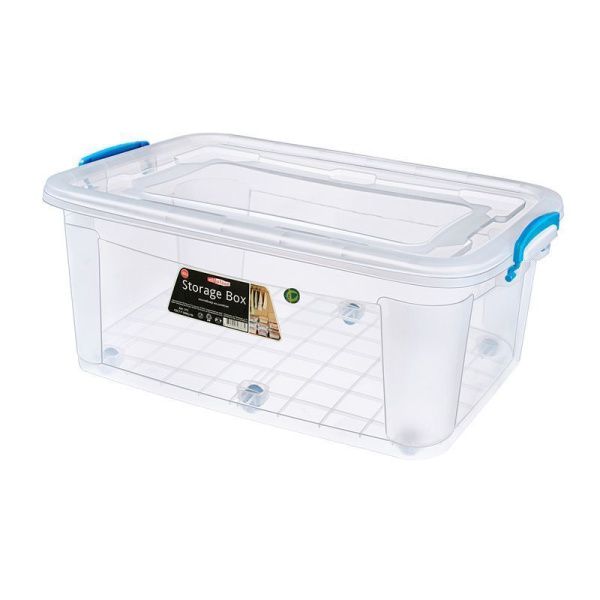 Контейнер для хранения 40л 640*415*250мм пластик STORAGE BOX на колесах (6)