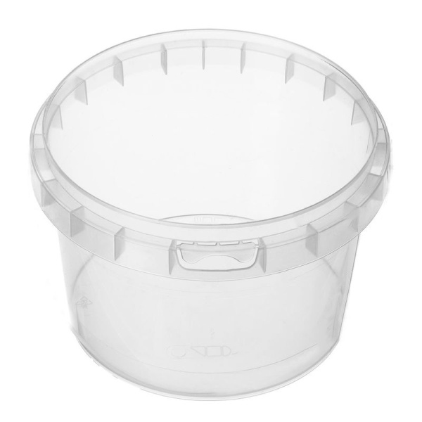 Контейнер для пресервов с крышкой 550мл пищевой пластик прозрачный 118*97*79мм