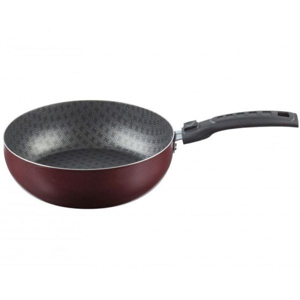 Сотейник 24см алюминий АП ХОЗЯЮШКА без крышки с ручкой (8)