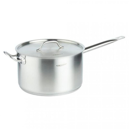 Сотейник 8л нерж.сталь ОБЩЕПИТ-ШЕФ d26см h16см мет.крышка, 2 ручки ТРС КТ-ОБ-КК-26 (2)