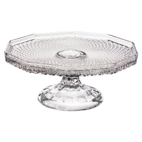 Тортовница 19,5*7,5см стекло DIAMANT (12)