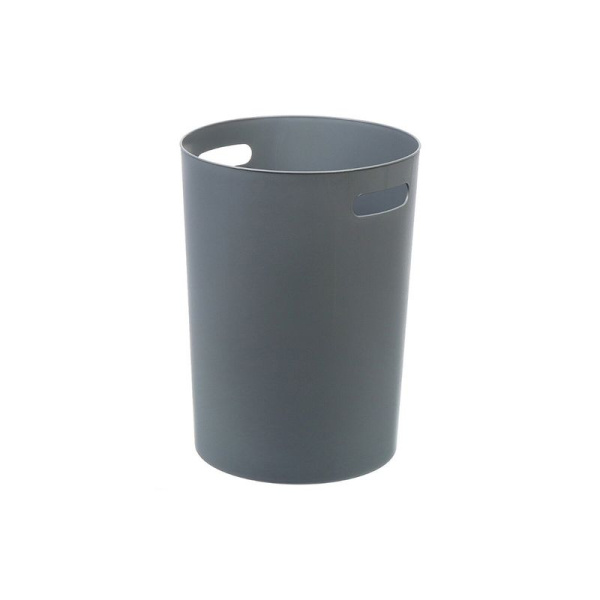 Контейнер для мусора 12л пластик SТИЛЪ темно-серый (20)