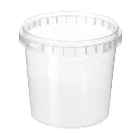 Контейнер для пресервов с крышкой 1100мл пищевой пластик прозрачный 132*105*121мм