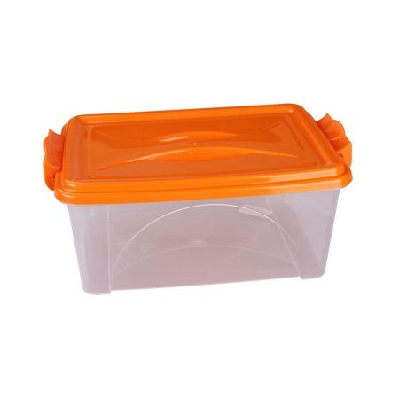 Контейнер для хранения 4,5л прямоугольный с ручками (10)