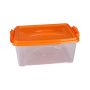 Контейнер для хранения 4,5л прямоугольный с ручками (10)