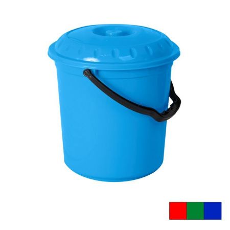 Ведро 12л пластик ТЮЛЬПАН с крышкой мерное Ар (40)