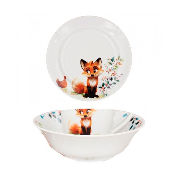 Салатник детский 360мл фарфор ЛИСИЧКА (40)