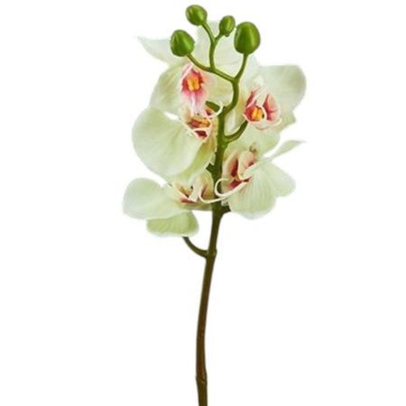 Цветы искусственные Орхидея белая 59*12см