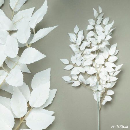Декор Ветка белая 98см ZHQ-7 (2/200)