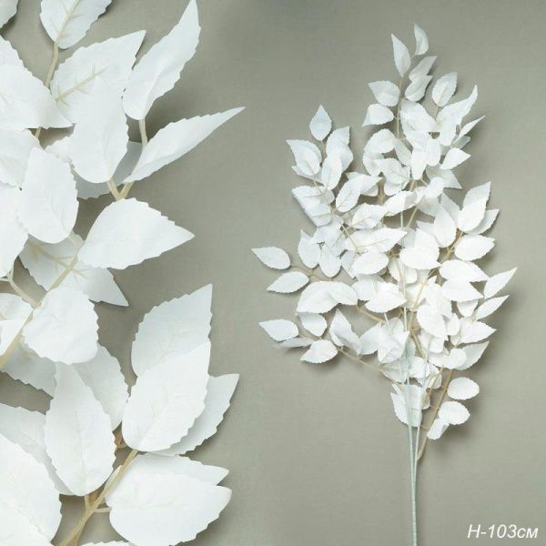 Декор Ветка белая 98см ZHQ-7 (2/200)