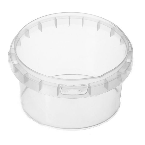 Контейнер для пресервов с крышкой 450мл пищевой пластик прозрачный 118*99*65мм