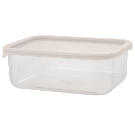 Контейнер пищевой 1л 178*127*55мм пластик Sugar&Spice прямоугольный с гибкой крышкой латте (15)