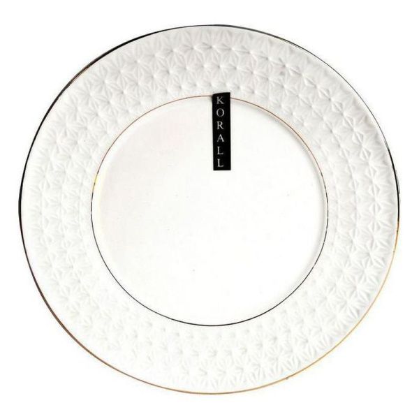 Тарелка мелкая 16,5см керамика СНЕЖНАЯ КОРОЛЕВА десертная S228817-A  /з (6/48)