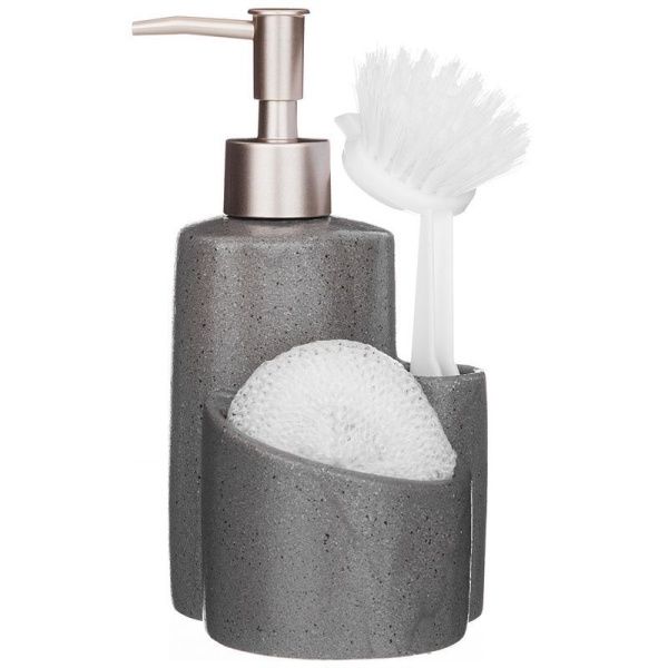 Дозатор для моющего средства с губкой и щеткой (24)
