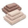 Набор полотенец махровых 6пр 30*60см*2/50*80см*2/70*130см*2 Самур кремовый, беж. 360гр м4030_45