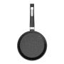 Сковорода блинная 22см алюминий АП ГРАНИТ BLACK без крышки индукция (10)