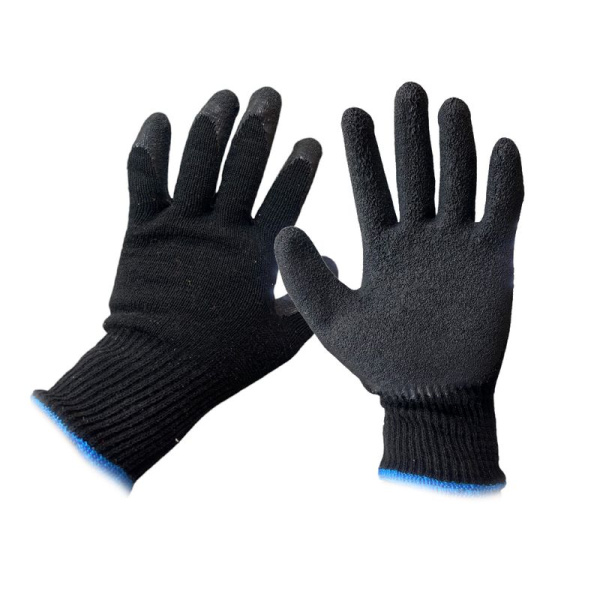 Перчатки рабочие х/б Торро Люкс черные (200)