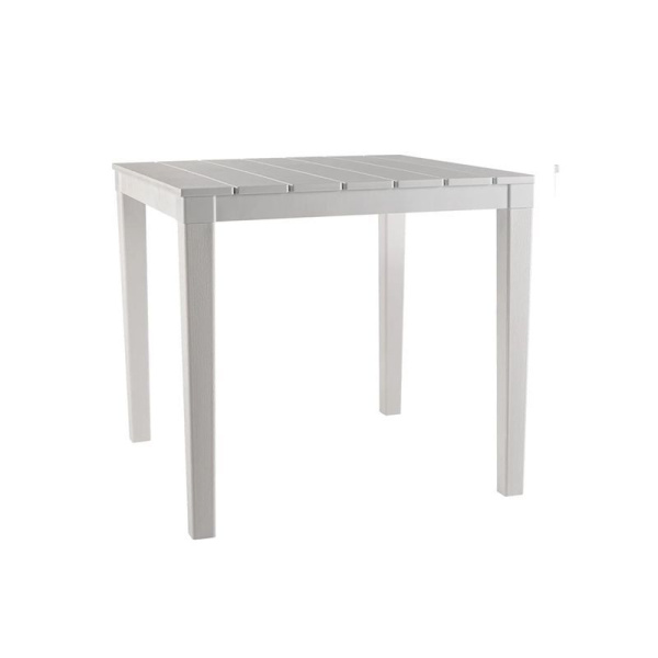 Стол квадратный 80*80см пластик ПРОВАНС на 4-х опорах h70см белый (1)