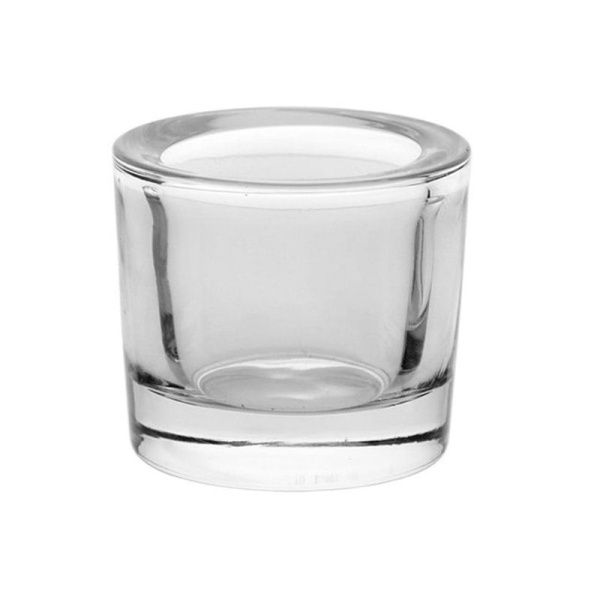 Подсвечник 6,5см стекло Клар New (20)